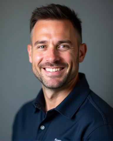 Professional portrait of Jean-Pierre Dubois, car detailing instructor at Éclat Auto